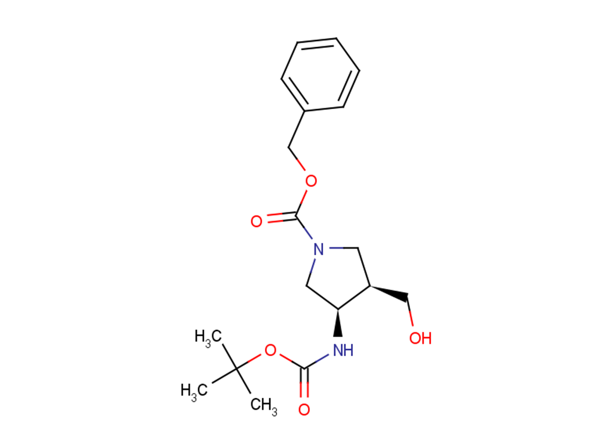 benzyl (3R,4R)-3-{[(tert-butoxy)carbonyl]amino}-4-(hydroxymethyl)pyrrolidine-1-carboxylate