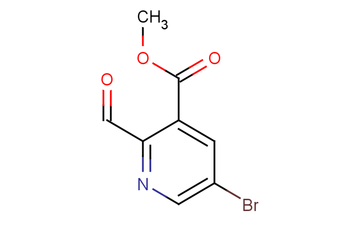 methyl 5-bromo-2-formylpyridine-3-carboxylate