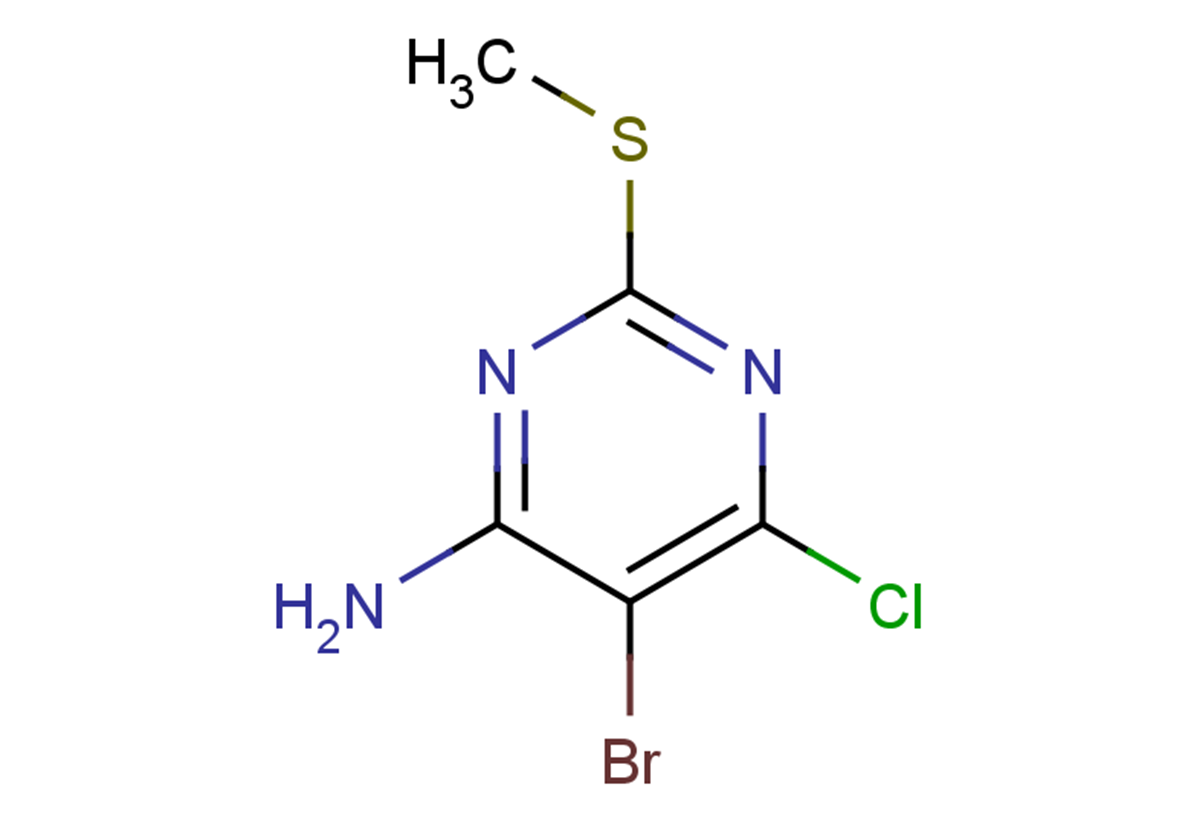 5-bromo-6-chloro-2-(methylsulfanyl)pyrimidin-4-amine