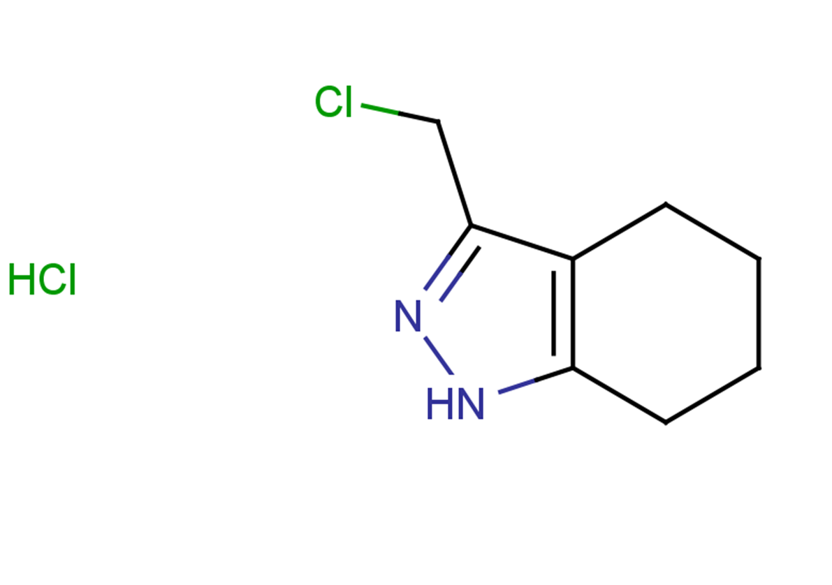 3-(chloromethyl)-4,5,6,7-tetrahydro-1H-indazole hydrochloride