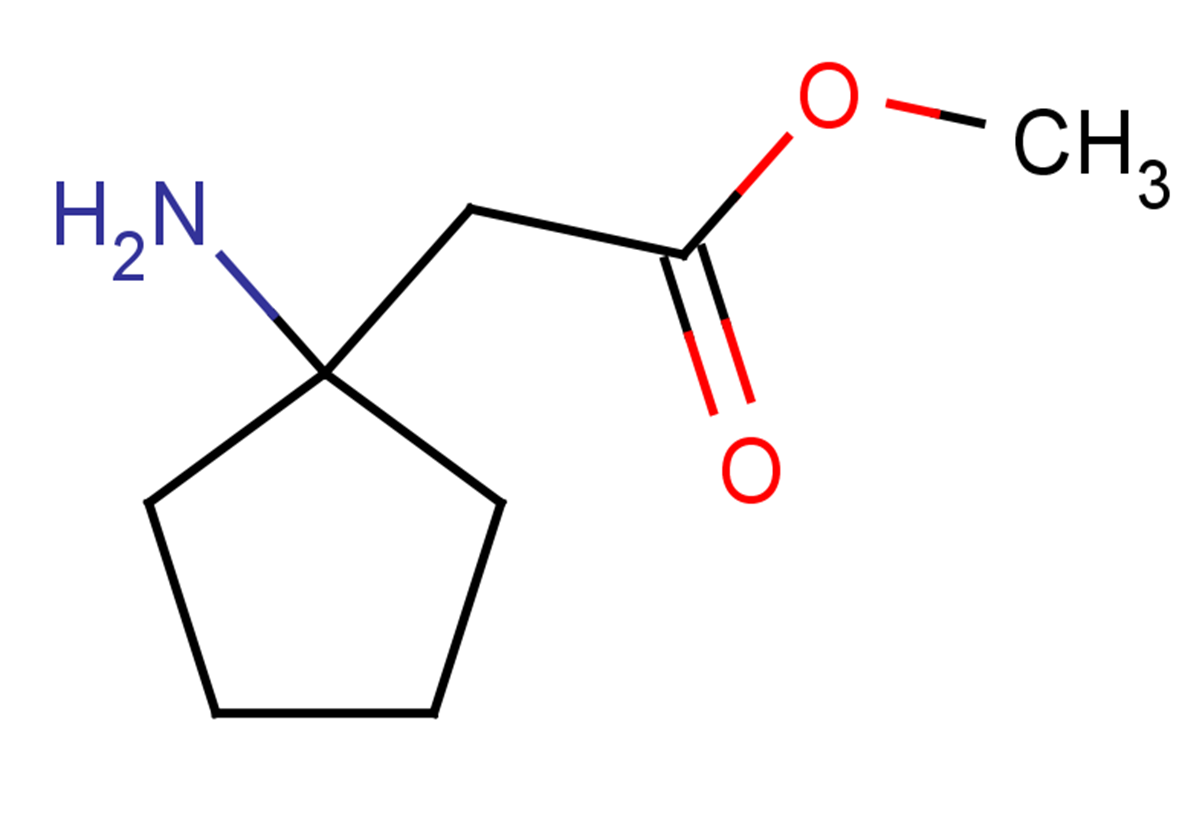methyl 2-(1-aminocyclopentyl)acetate