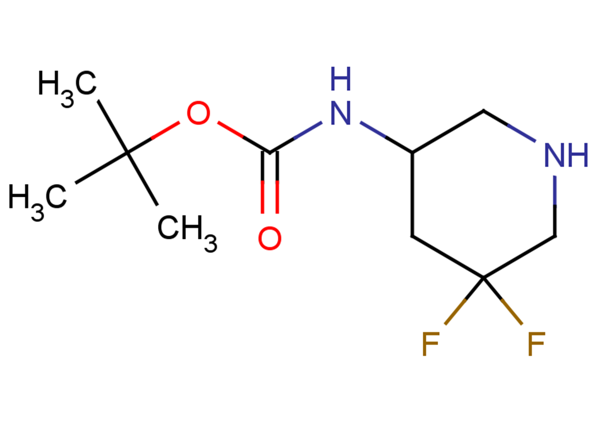 tert-butyl N-(5,5-difluoropiperidin-3-yl)carbamate