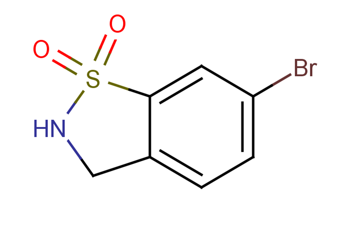 6-bromo-2,3-dihydro-1$l^{6},2-benzothiazole-1,1-dione