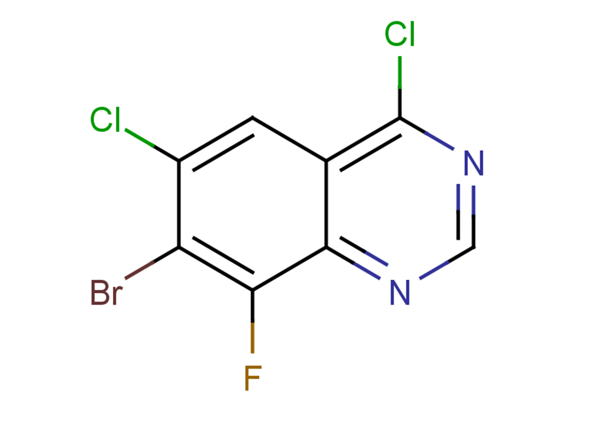 7-bromo-4,6-dichloro-8-fluoroquinazoline