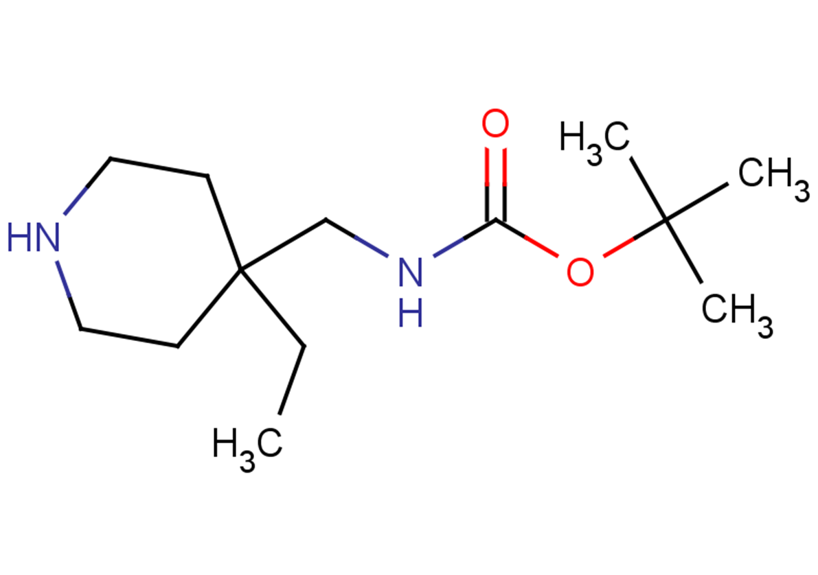 tert-butyl N-[(4-ethylpiperidin-4-yl)methyl]carbamate