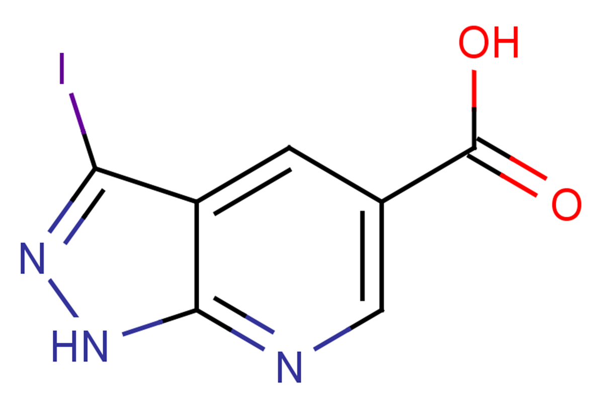 3-iodo-1H-pyrazolo[3,4-b]pyridine-5-carboxylic acid