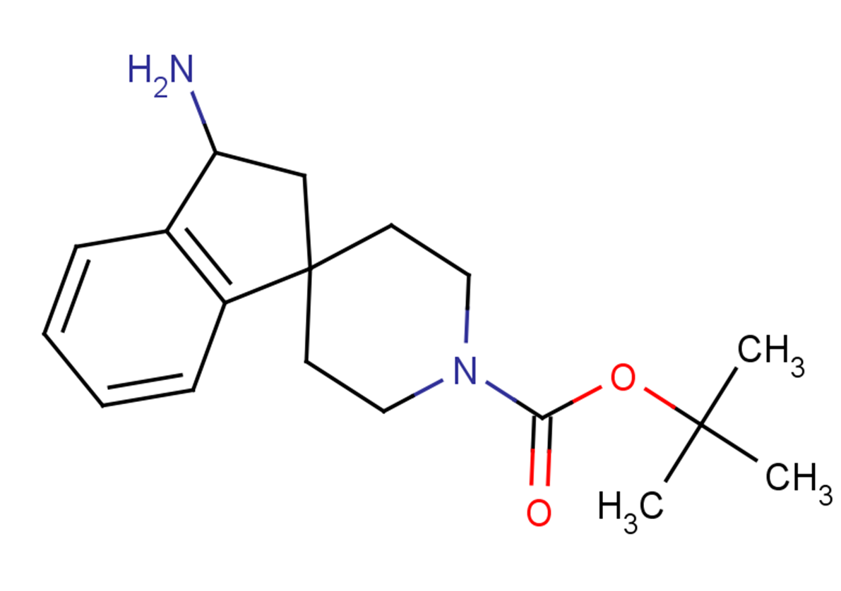 tert-butyl 3-amino-2,3-dihydrospiro[indene-1,4'-piperidine]-1'-carboxylate