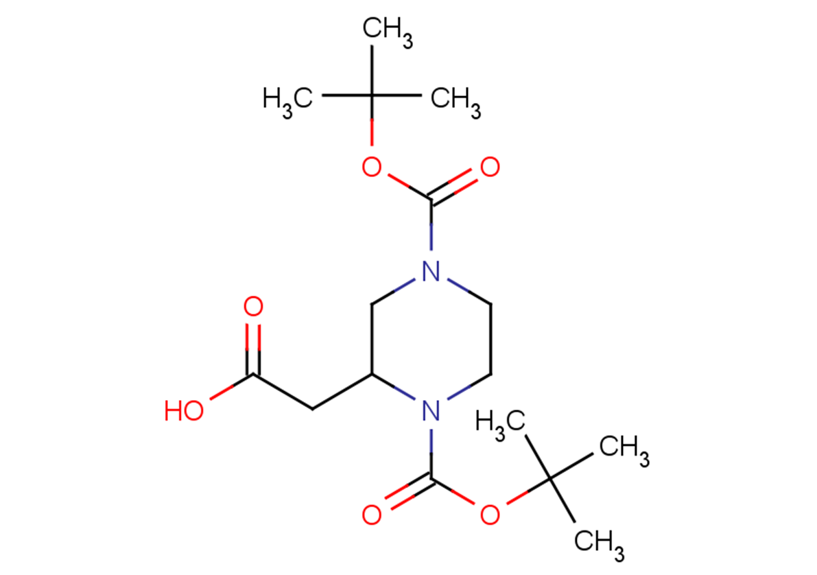 2-{1,4-bis[(tert-butoxy)carbonyl]piperazin-2-yl}acetic acid