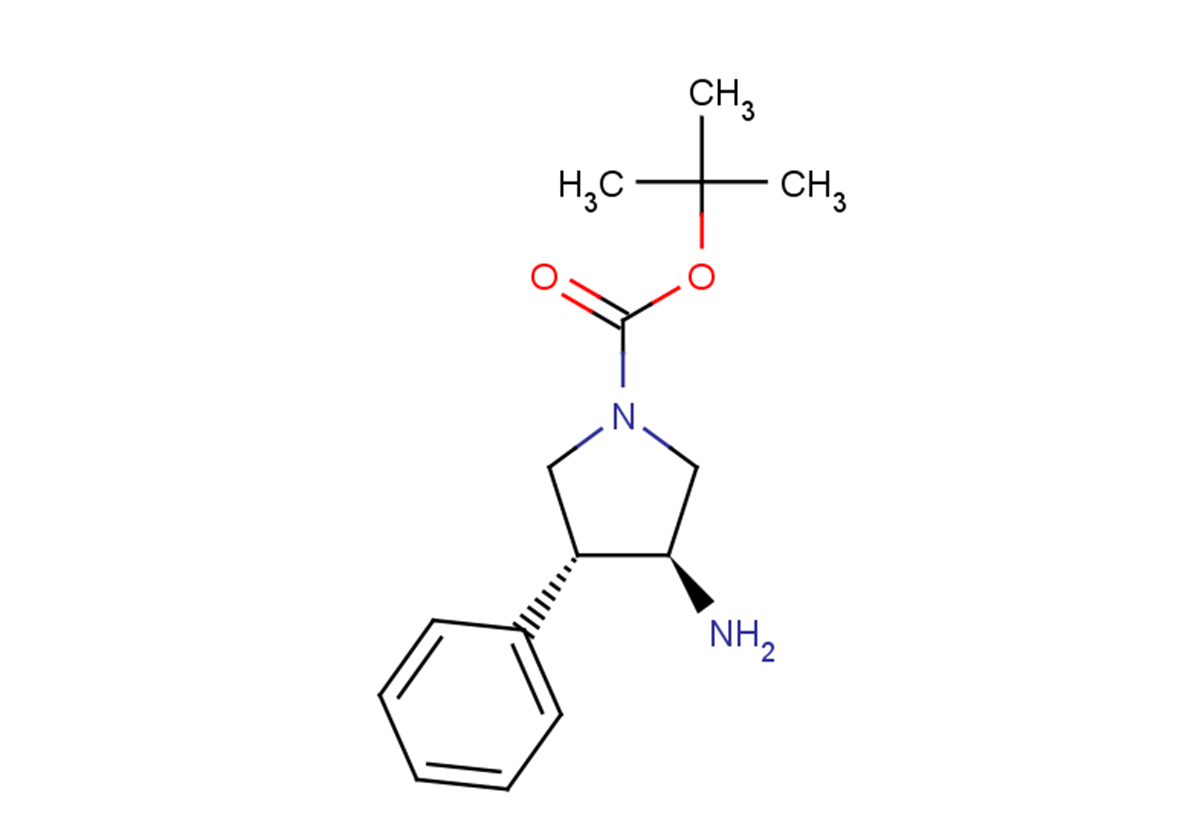 tert-butyl (3S,4R)-3-amino-4-phenylpyrrolidine-1-carboxylate