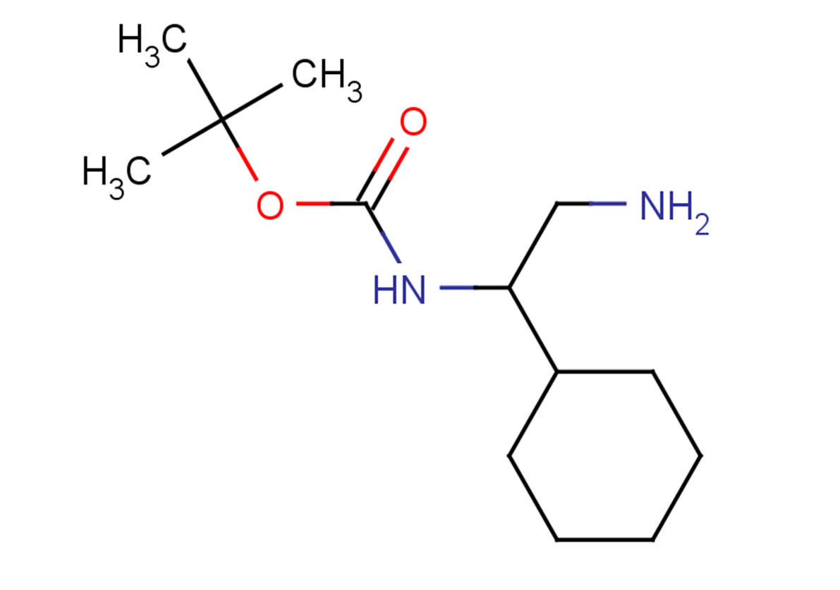 tert-butyl N-(2-amino-1-cyclohexylethyl)carbamate