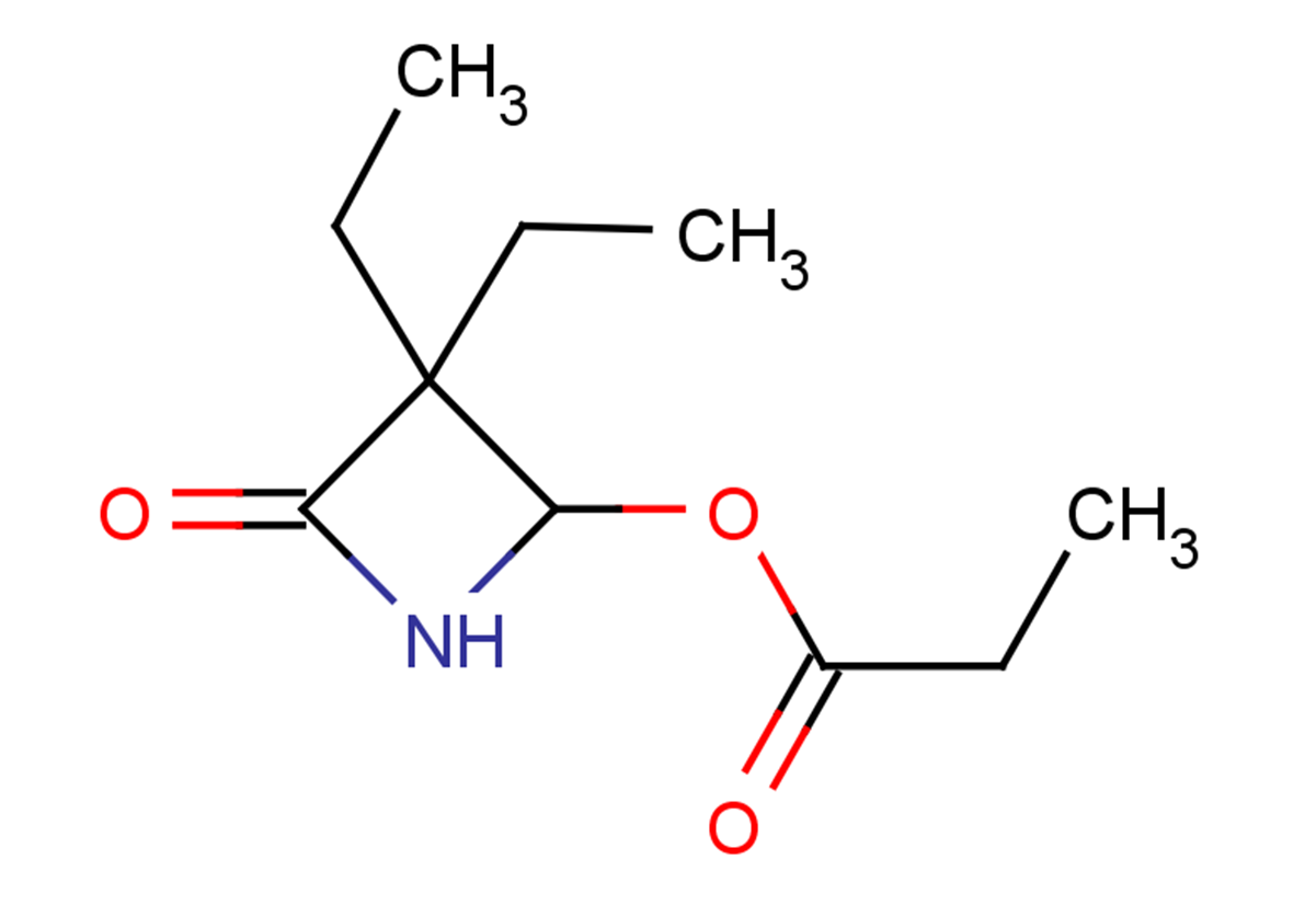 3,3-diethyl-4-oxoazetidin-2-yl propanoate