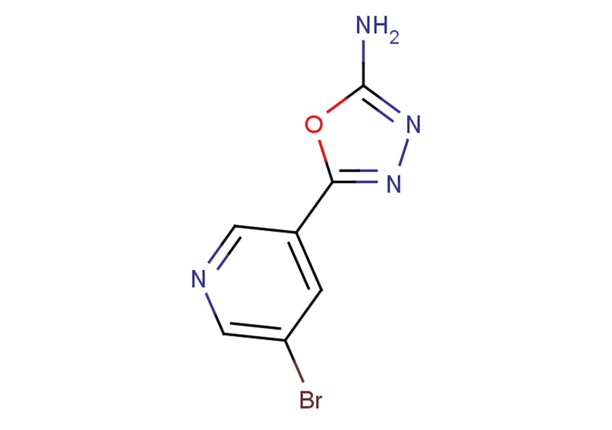 5-(5-bromopyridin-3-yl)-1,3,4-oxadiazol-2-amine