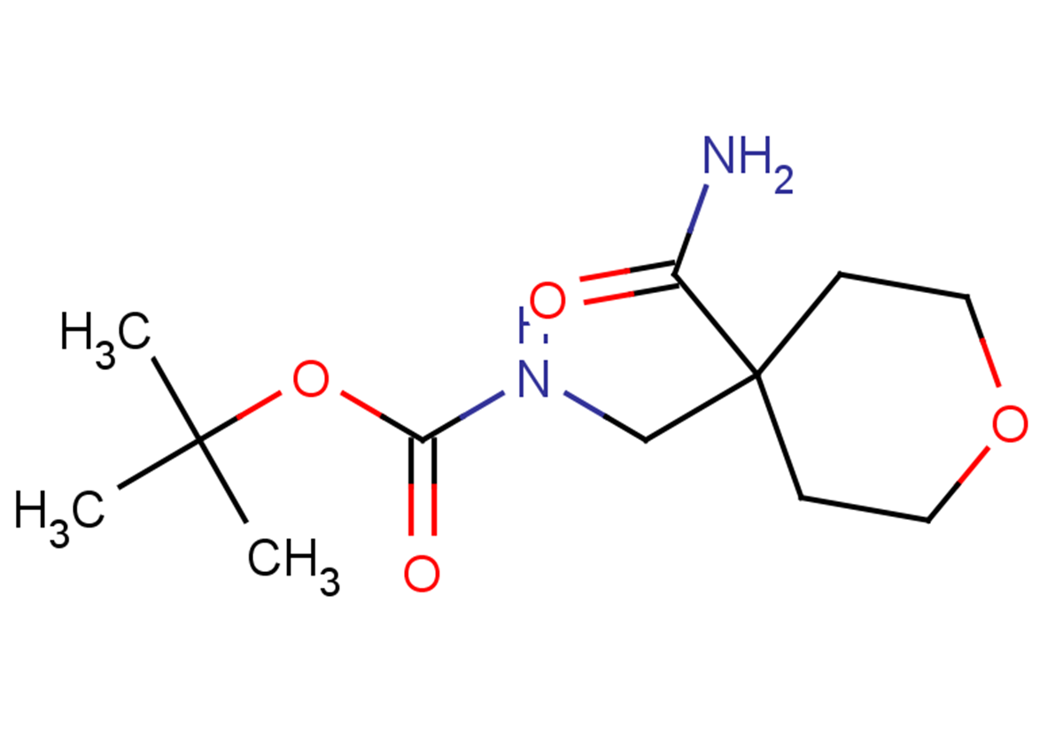 tert-butyl N-[(4-carbamoyloxan-4-yl)methyl]carbamate