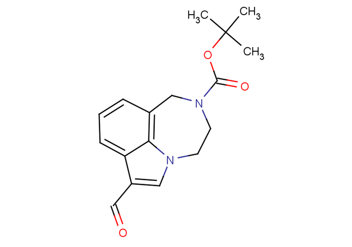 tert-butyl 3-formyl-1,10-diazatricyclo[6.4.1.0^{4,13}]trideca-2,4(13),5,7-tetraene-10-carboxylate