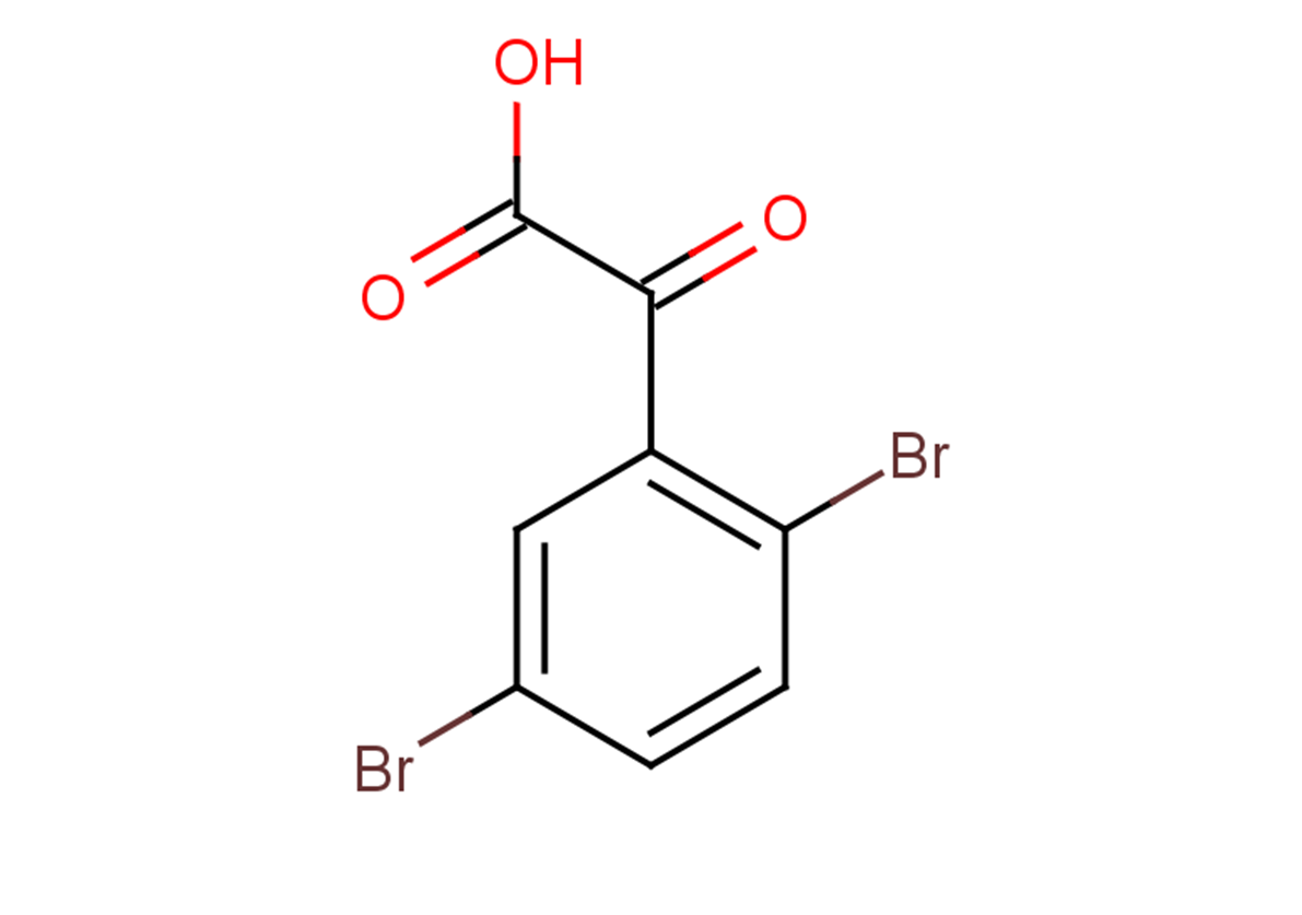 2-(2,5-dibromophenyl)-2-oxoacetic acid