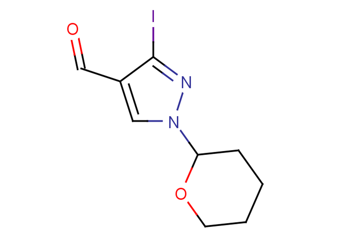 3-iodo-1-(oxan-2-yl)-1H-pyrazole-4-carbaldehyde