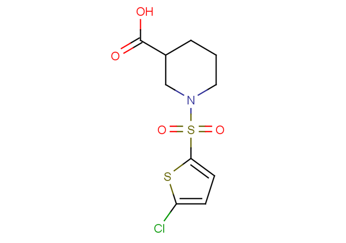 1-(5-chlorothiophene-2-sulfonyl)piperidine-3-carboxylic acid