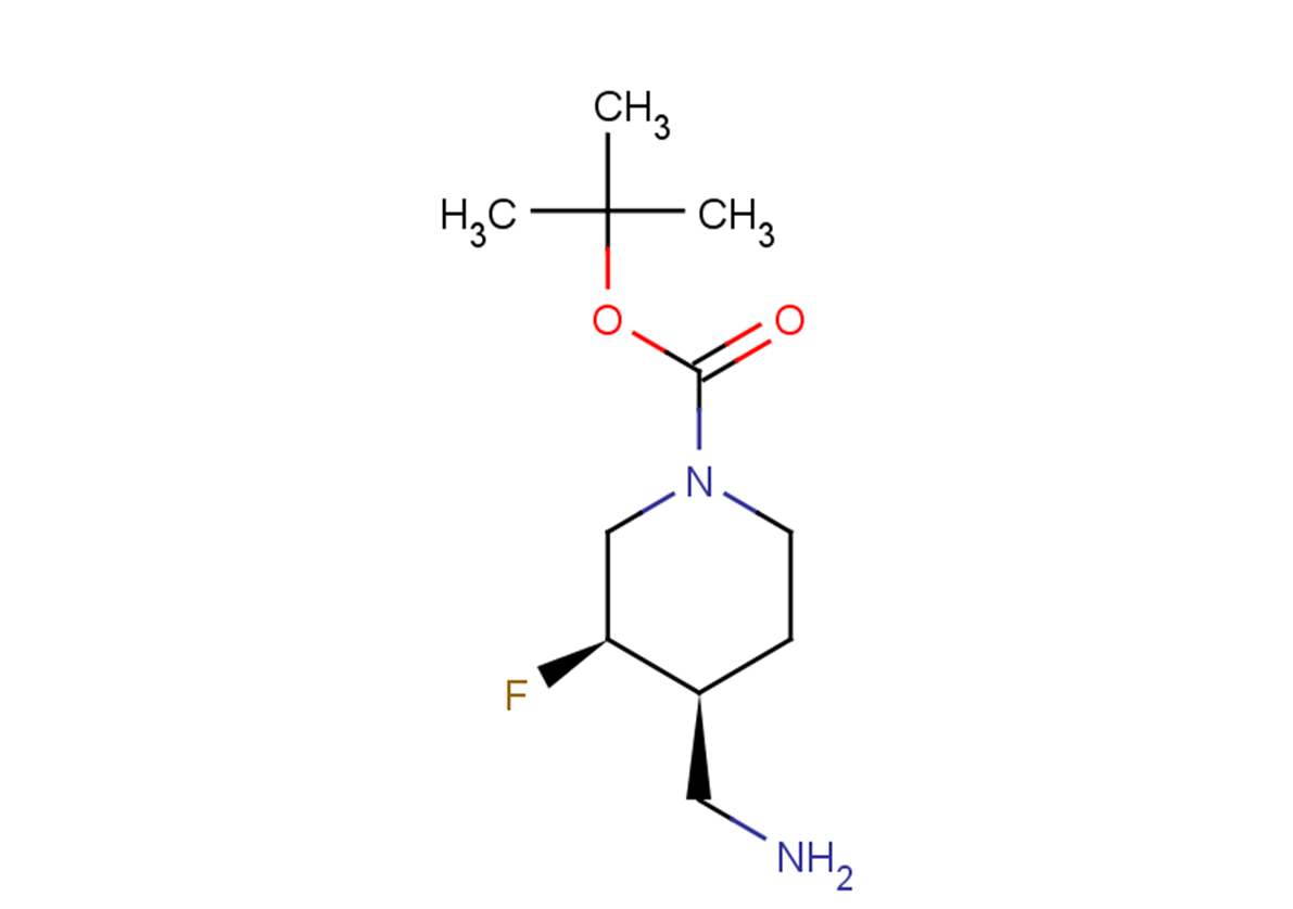tert-butyl (3R,4S)-4-(aminomethyl)-3-fluoropiperidine-1-carboxylate