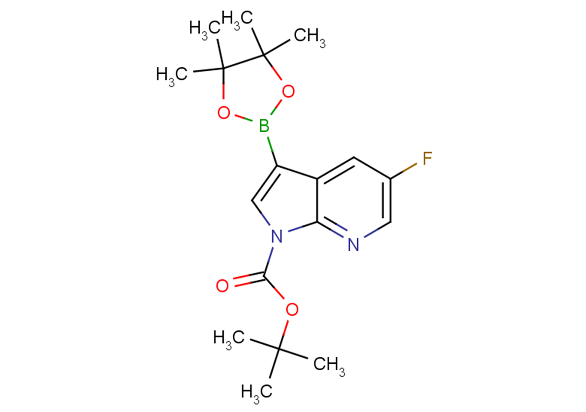 tert-butyl 5-fluoro-3-(4,4,5,5-tetramethyl-1,3,2-dioxaborolan-2-yl)-1H-pyrrolo[2,3-b]pyridine-1-carboxylate