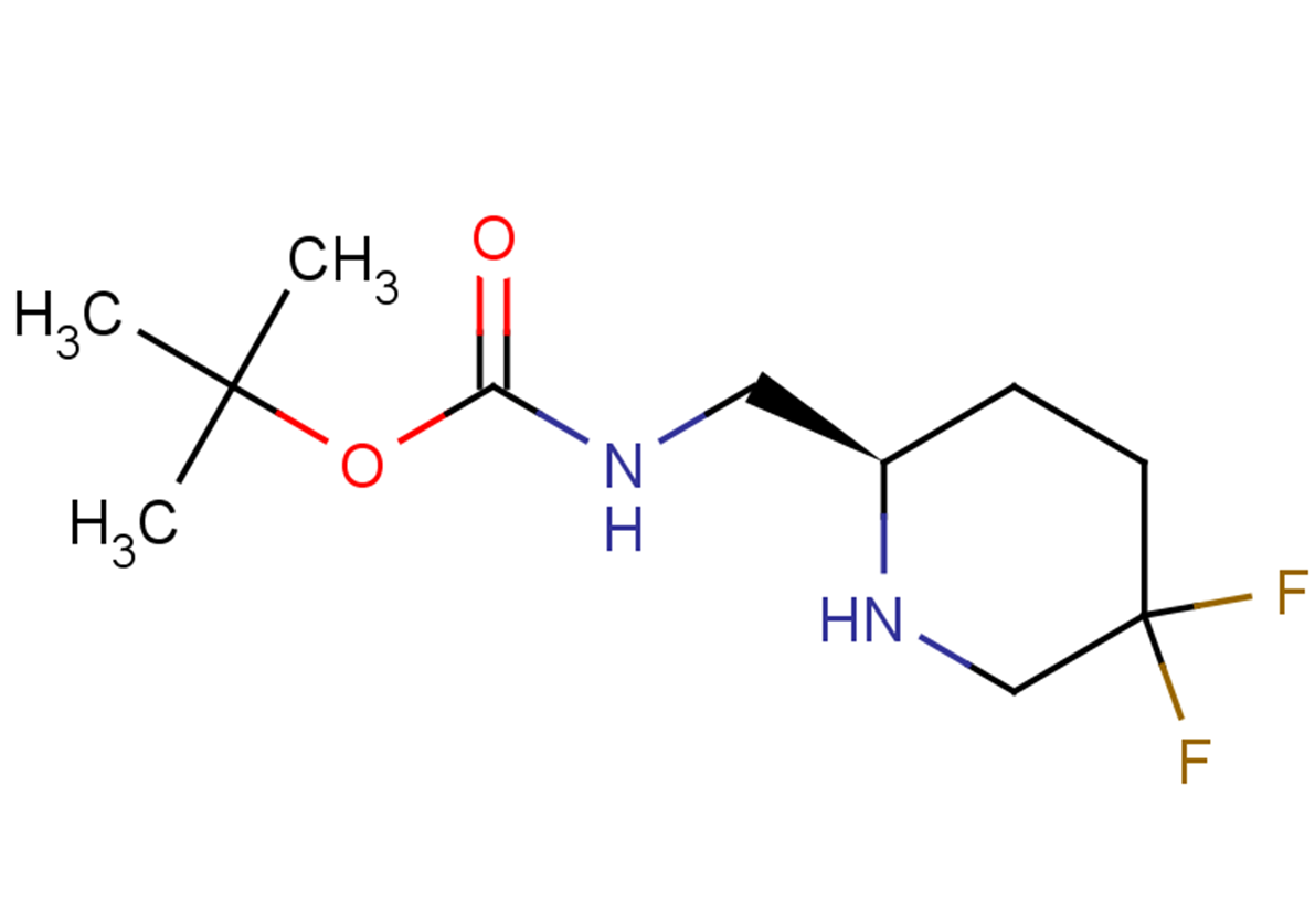 tert-butyl N-{[(2R)-5,5-difluoropiperidin-2-yl]methyl}carbamate