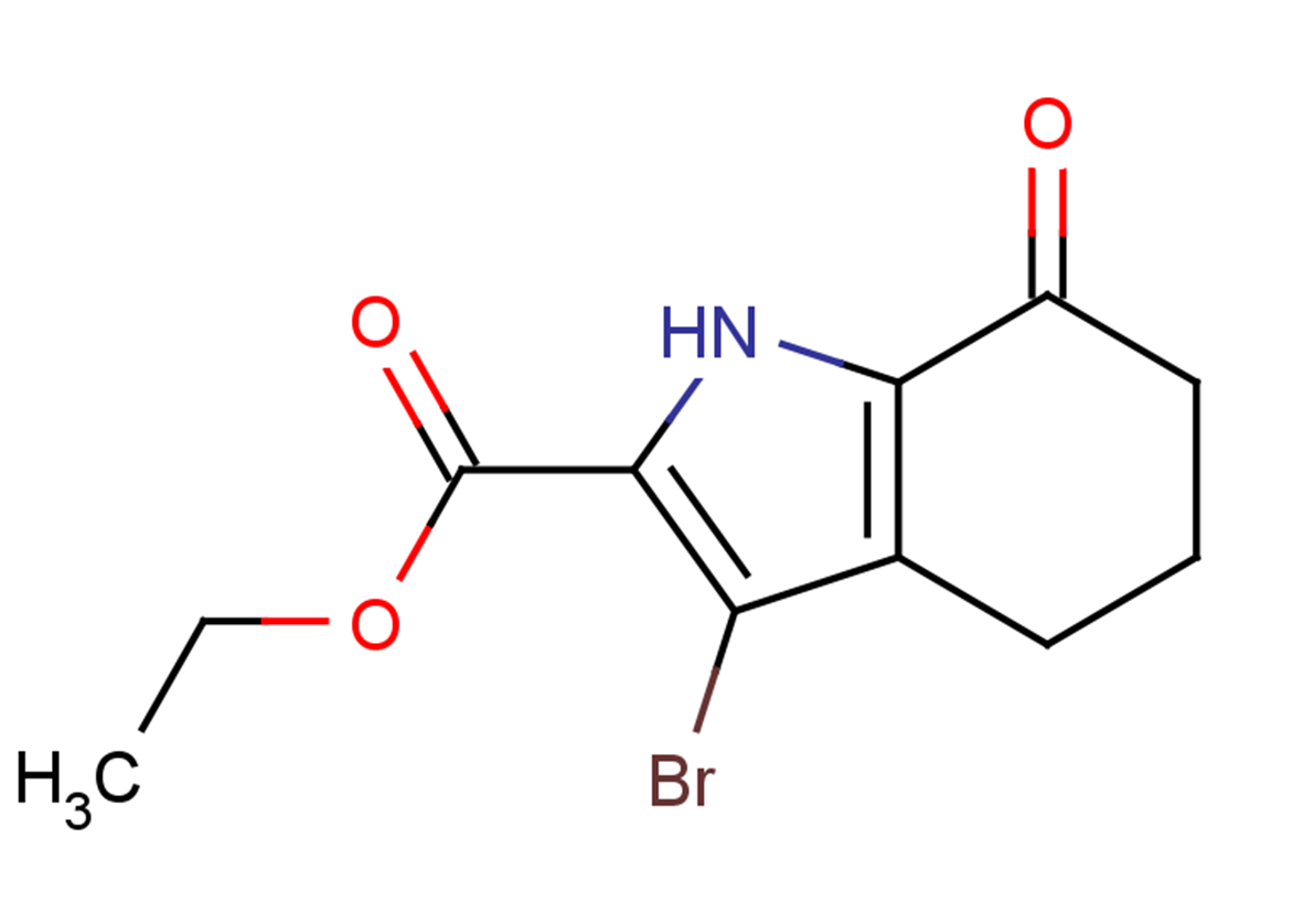 ethyl 3-bromo-7-oxo-4,5,6,7-tetrahydro-1H-indole-2-carboxylate