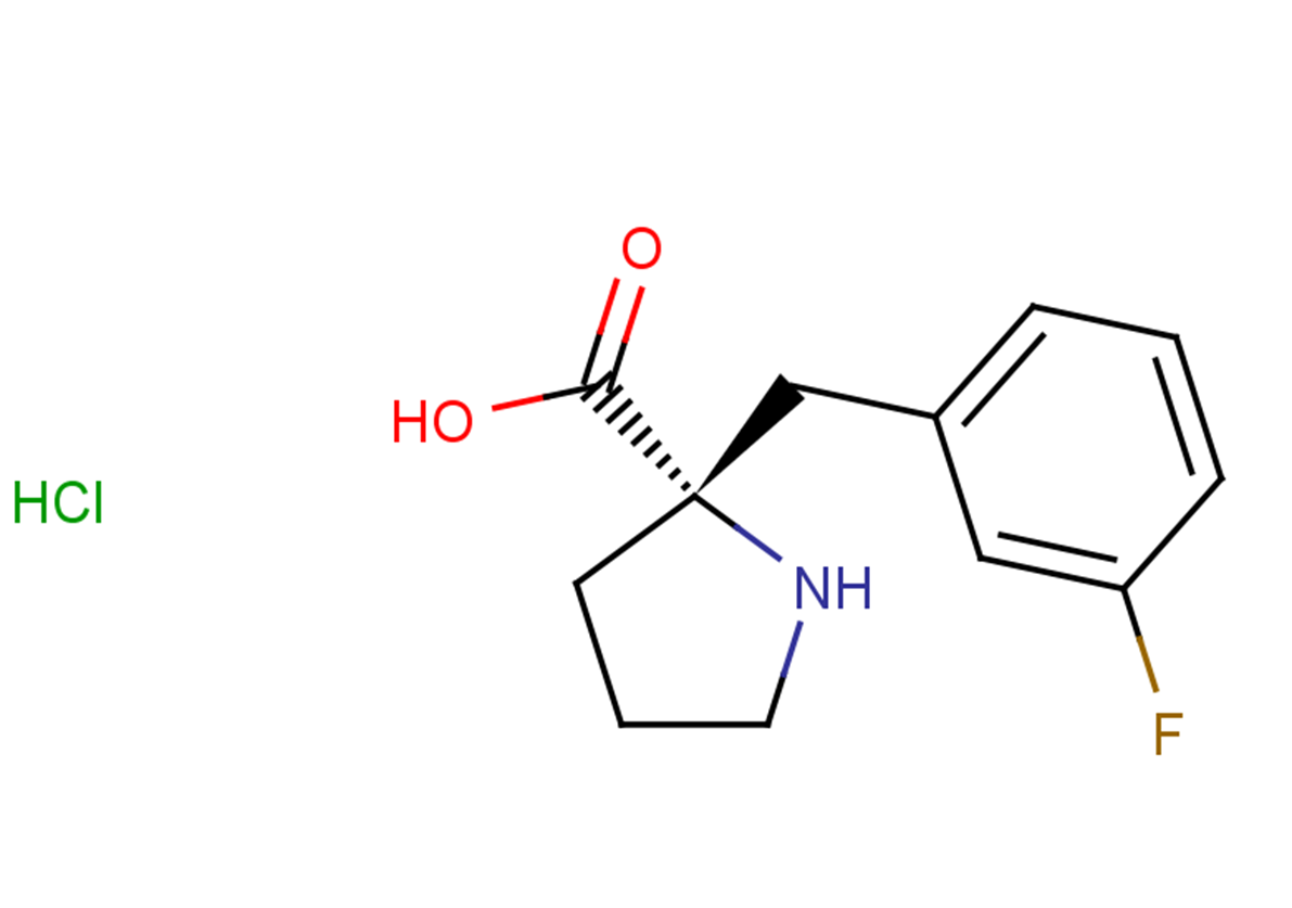 (2S)-2-[(3-fluorophenyl)methyl]pyrrolidine-2-carboxylic acid hydrochloride