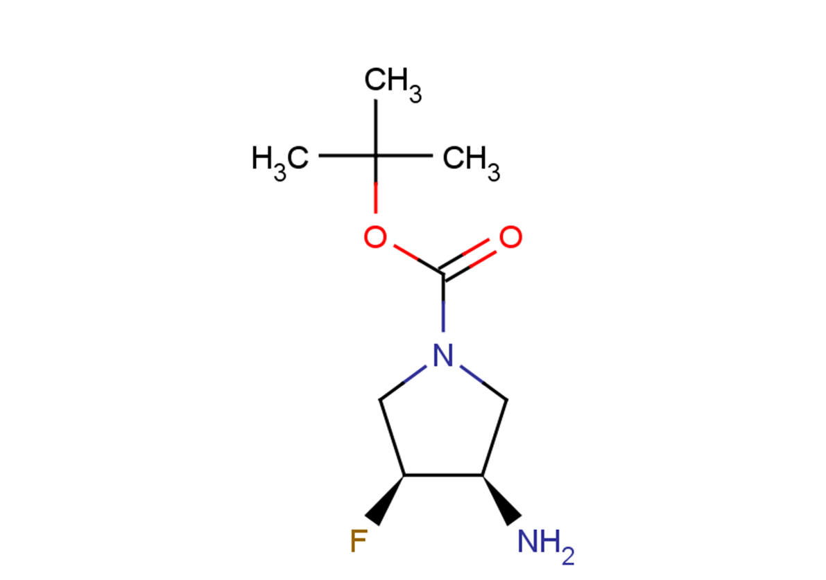 tert-butyl (3R,4S)-3-amino-4-fluoropyrrolidine-1-carboxylate