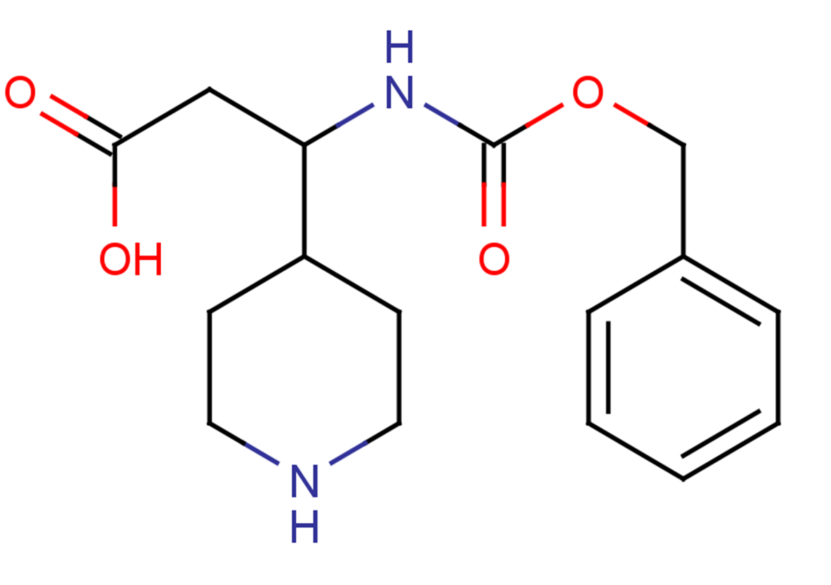 3-{[(benzyloxy)carbonyl]amino}-3-(piperidin-4-yl)propanoic acid