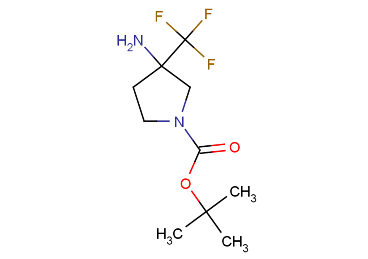 tert-butyl 3-amino-3-(trifluoromethyl)pyrrolidine-1-carboxylate