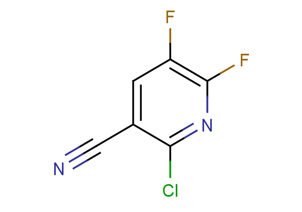 2-chloro-5,6-difluoropyridine-3-carbonitrile