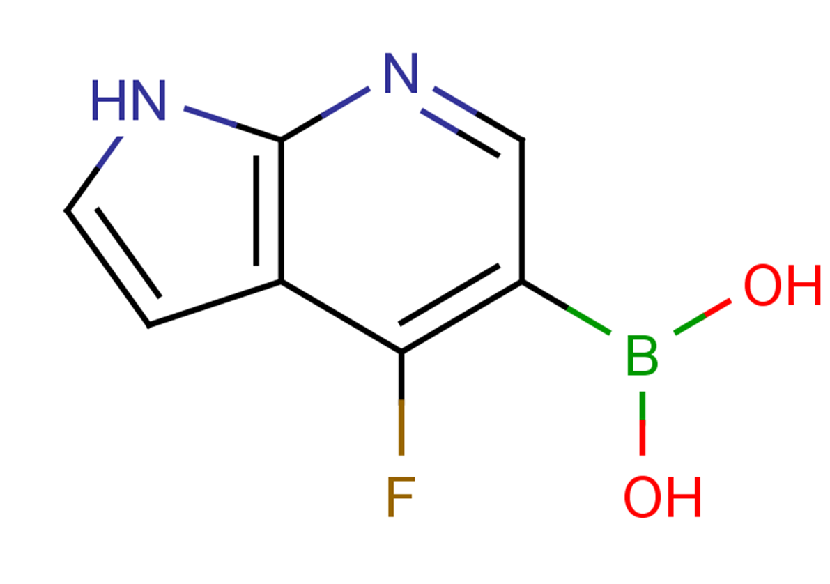 {4-fluoro-1H-pyrrolo[2,3-b]pyridin-5-yl}boranediol