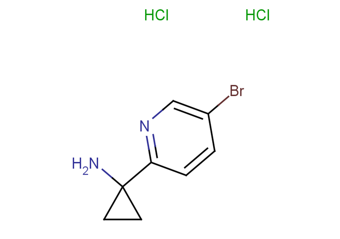 1-(5-bromopyridin-2-yl)cyclopropan-1-amine dihydrochloride