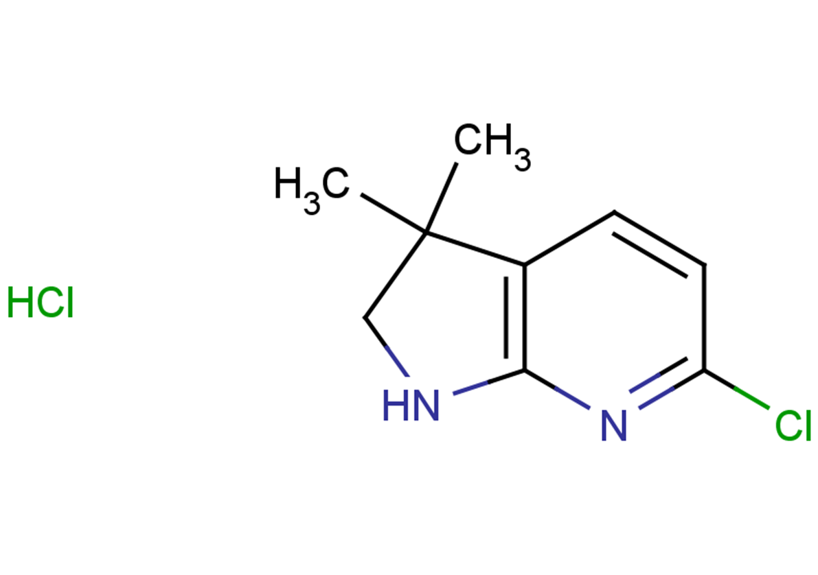 6-chloro-3,3-dimethyl-1H,2H,3H-pyrrolo[2,3-b]pyridine hydrochloride