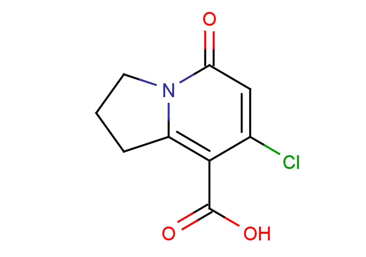 7-chloro-5-oxo-1,2,3,5-tetrahydroindolizine-8-carboxylic acid