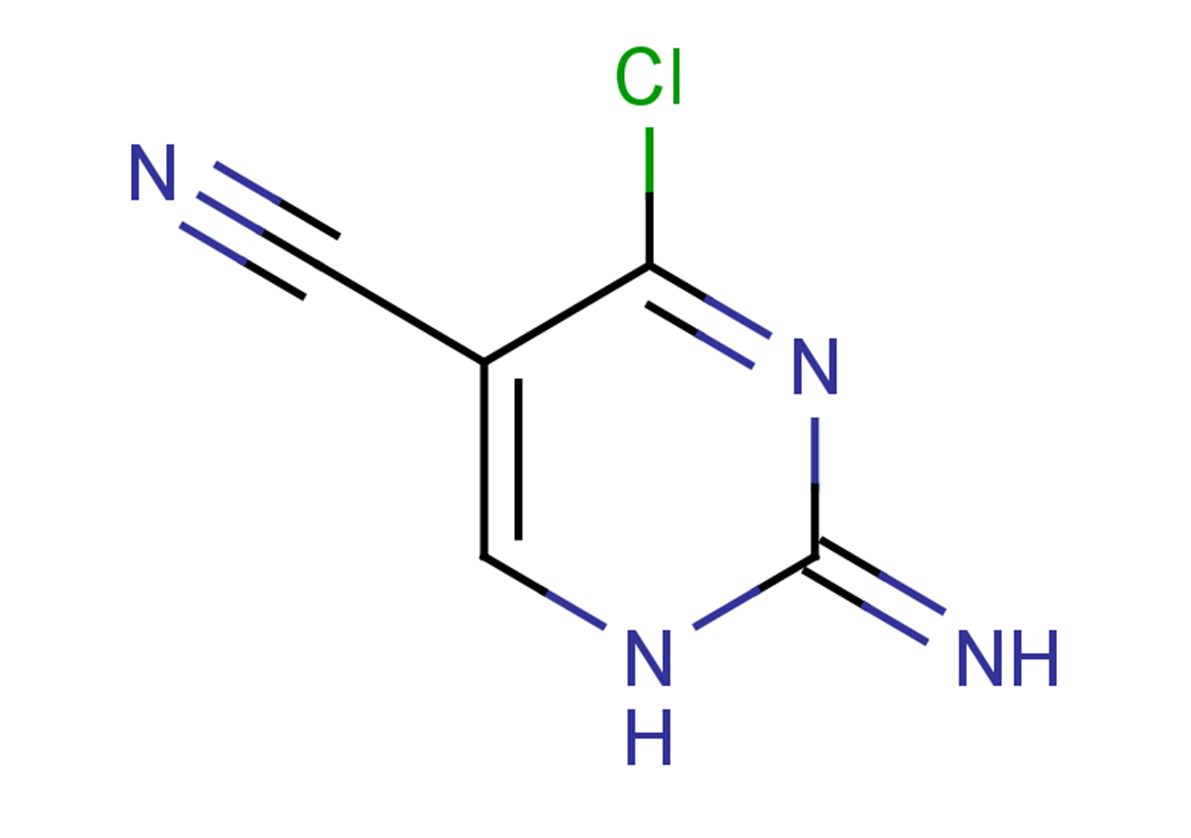 4-chloro-2-imino-1,2-dihydropyrimidine-5-carbonitrile