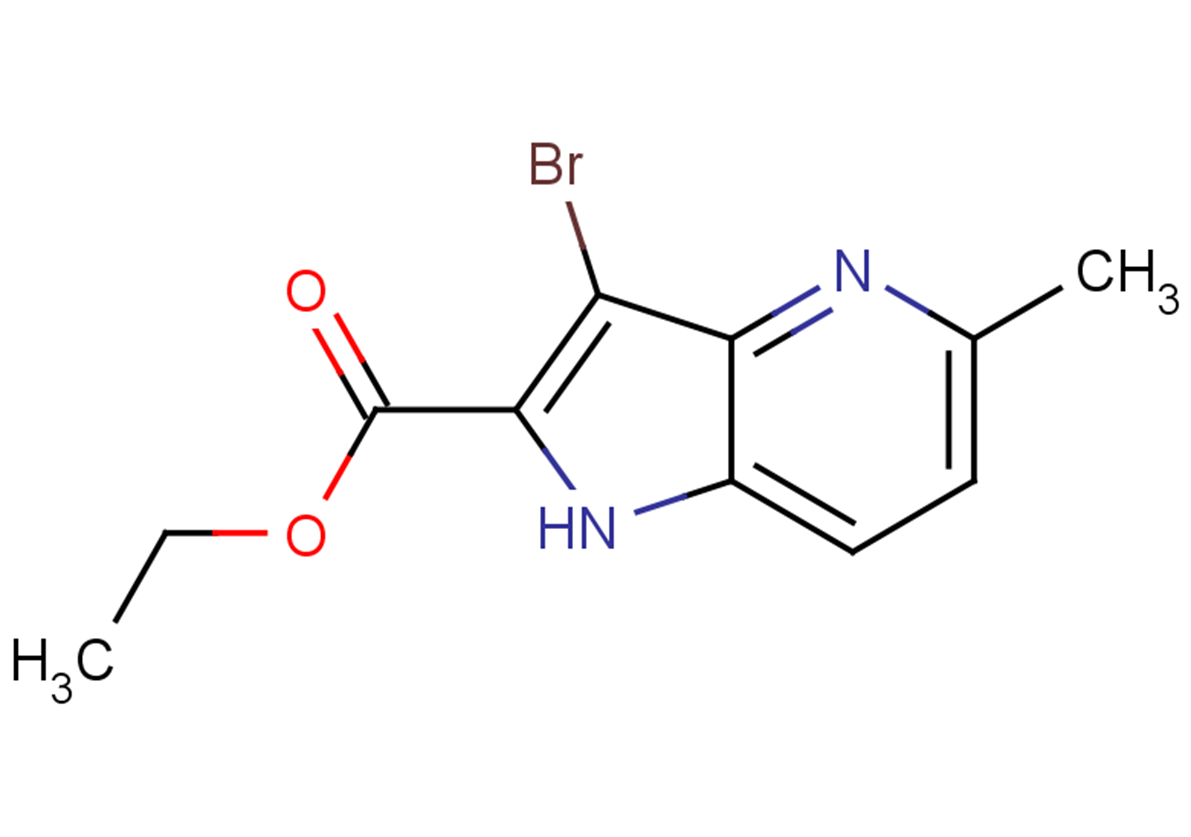 ethyl 3-bromo-5-methyl-1H-pyrrolo[3,2-b]pyridine-2-carboxylate