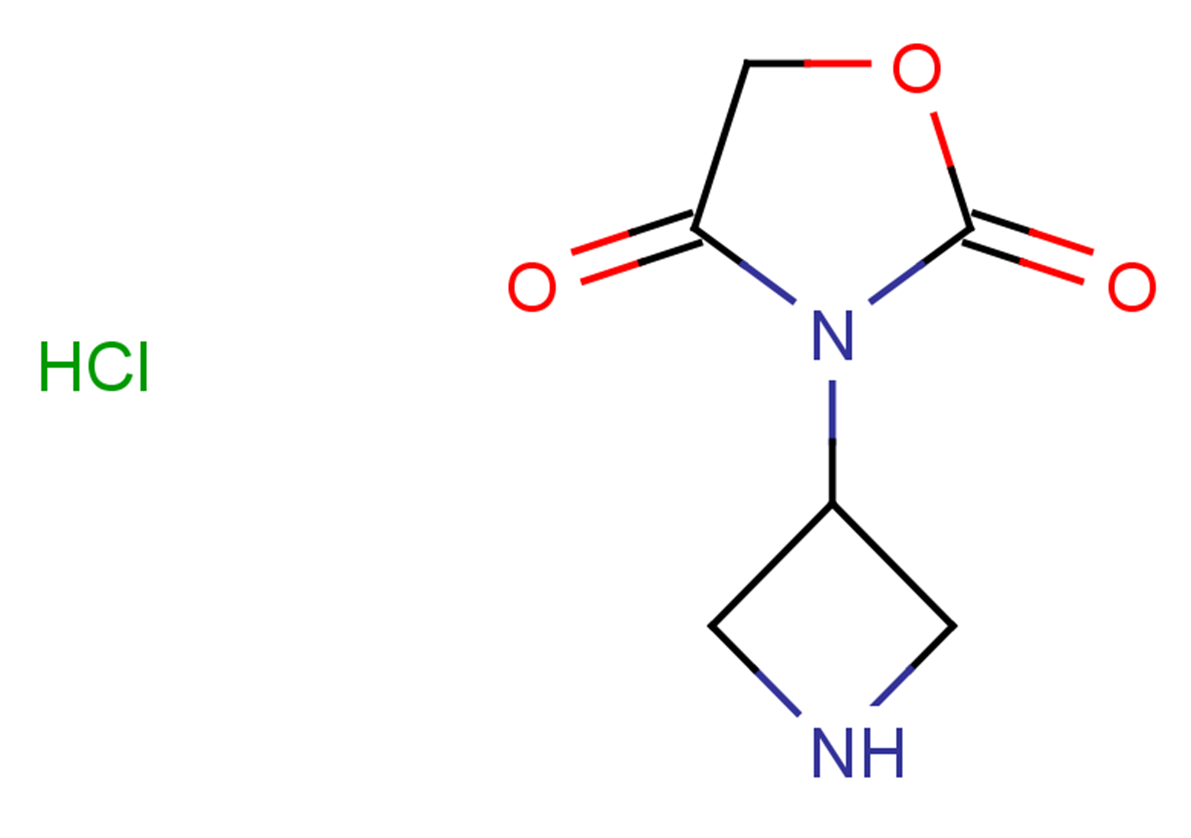 3-(azetidin-3-yl)-1,3-oxazolidine-2,4-dione hydrochloride