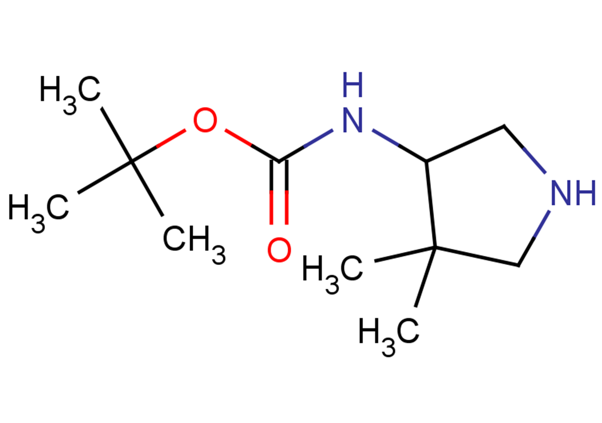 tert-butyl N-(4,4-dimethylpyrrolidin-3-yl)carbamate