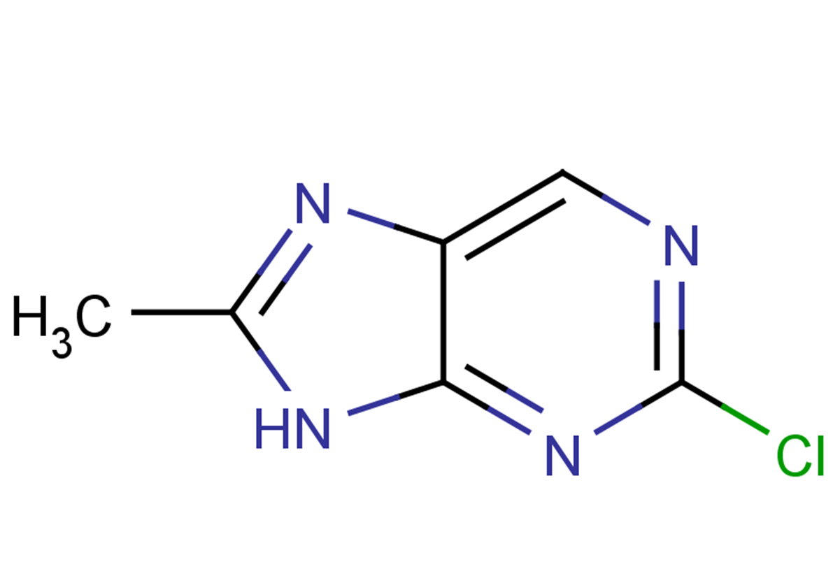 2-chloro-8-methyl-9H-purine