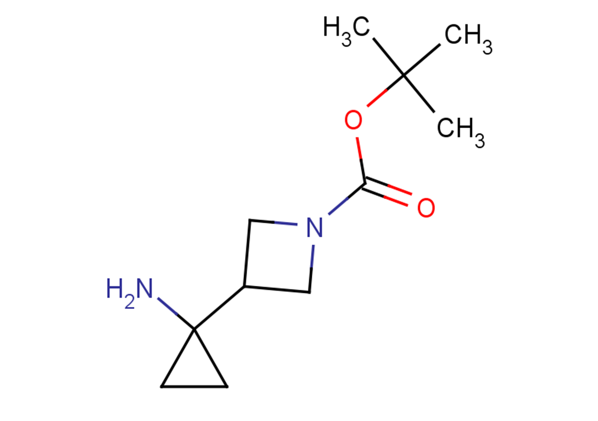 tert-butyl 3-(1-aminocyclopropyl)azetidine-1-carboxylate