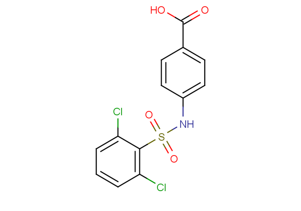 4-[(2,6-dichlorobenzene)sulfonamido]benzoic acid