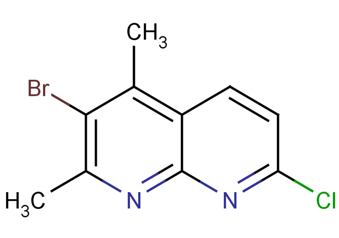 3-bromo-7-chloro-2,4-dimethyl-1,8-naphthyridine