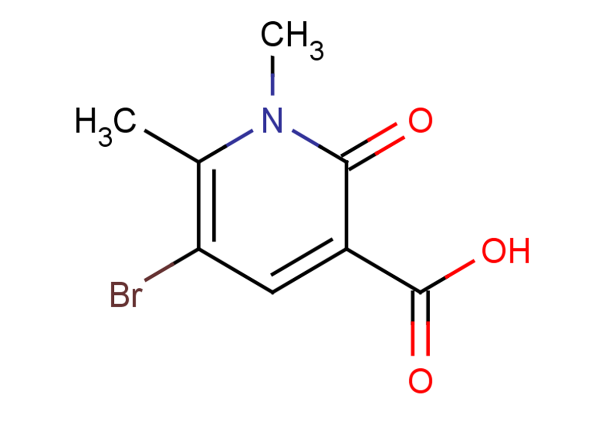 5-bromo-1,6-dimethyl-2-oxo-1,2-dihydropyridine-3-carboxylic acid
