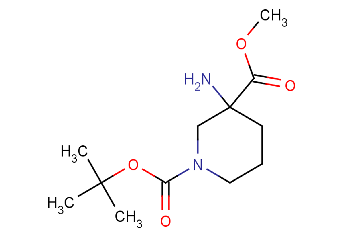 1-tert-butyl 3-methyl 3-aminopiperidine-1,3-dicarboxylate