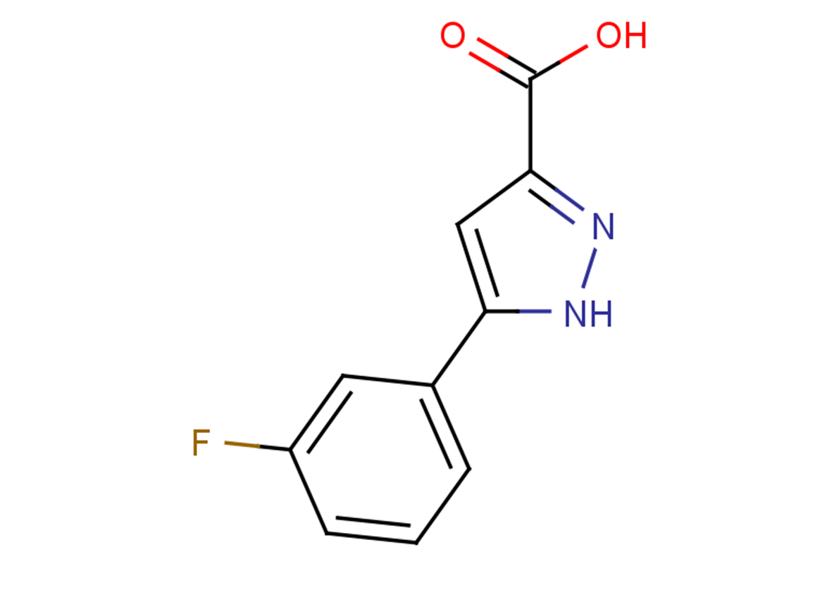5-(3-fluorophenyl)-1H-pyrazole-3-carboxylic acid