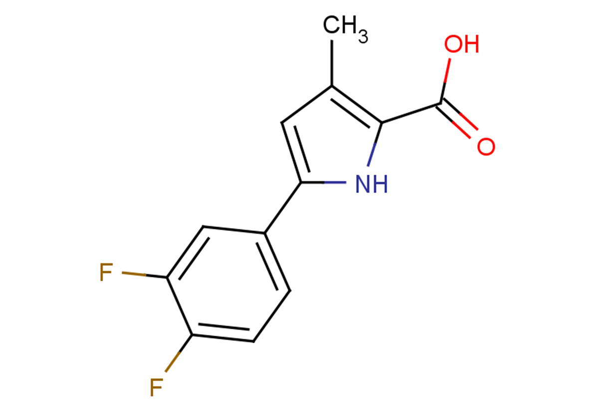 5-(3,4-difluorophenyl)-3-methyl-1H-pyrrole-2-carboxylic acid