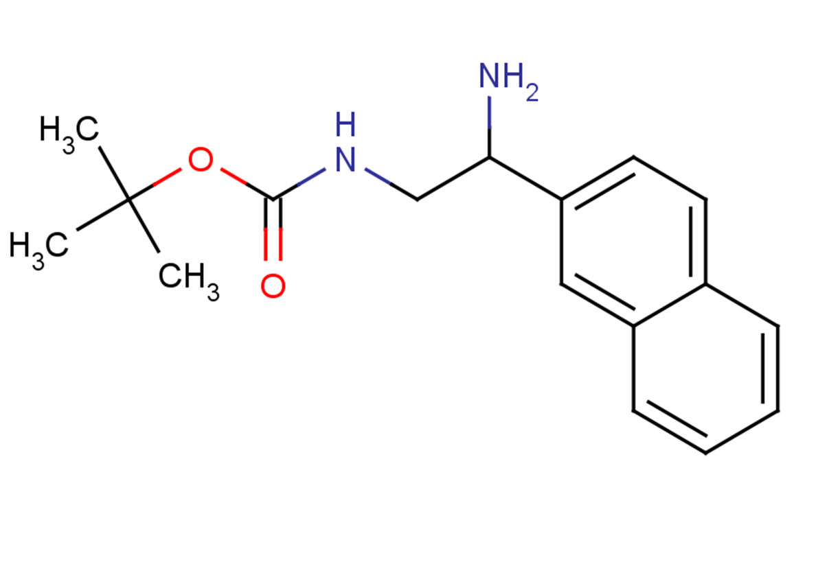 tert-butyl N-[2-amino-2-(naphthalen-2-yl)ethyl]carbamate