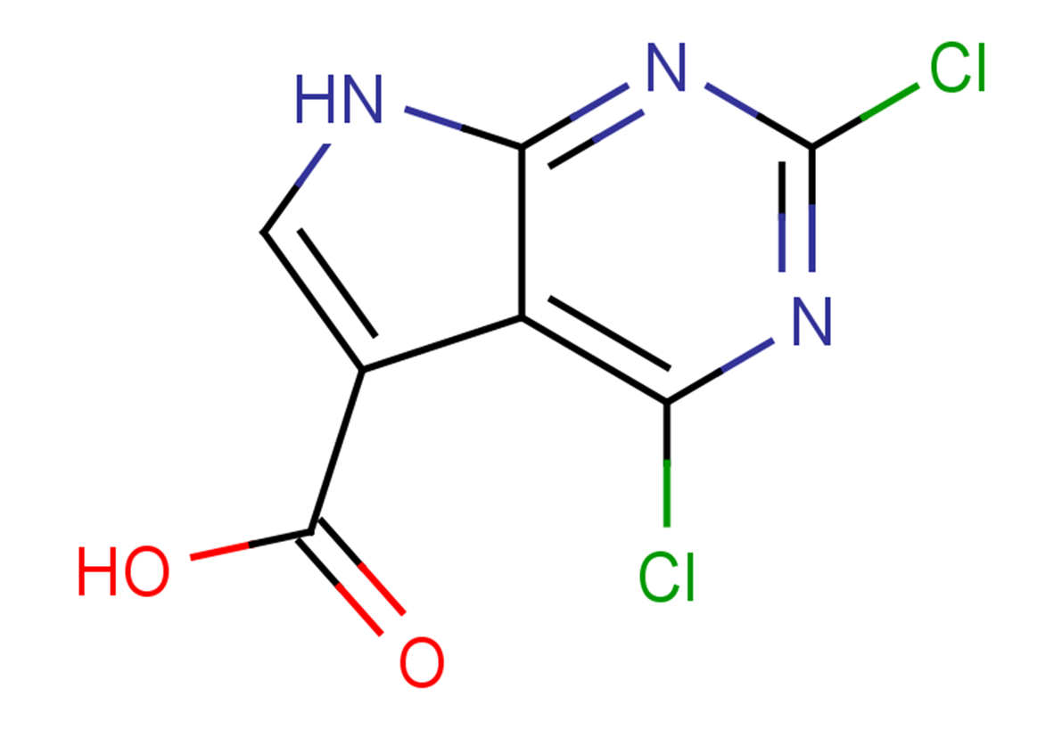 2,4-dichloro-7H-pyrrolo[2,3-d]pyrimidine-5-carboxylic acid