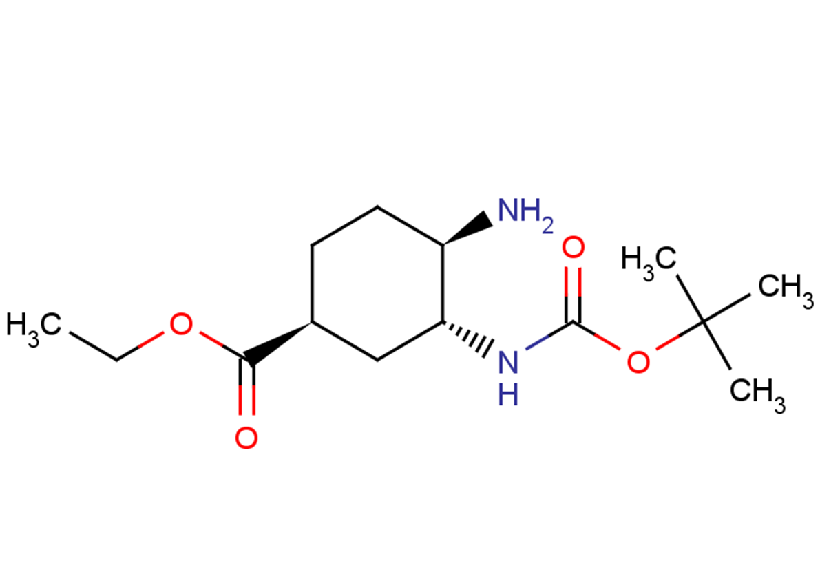 ethyl (1S,3R,4R)-4-amino-3-{[(tert-butoxy)carbonyl]amino}cyclohexane-1-carboxylate
