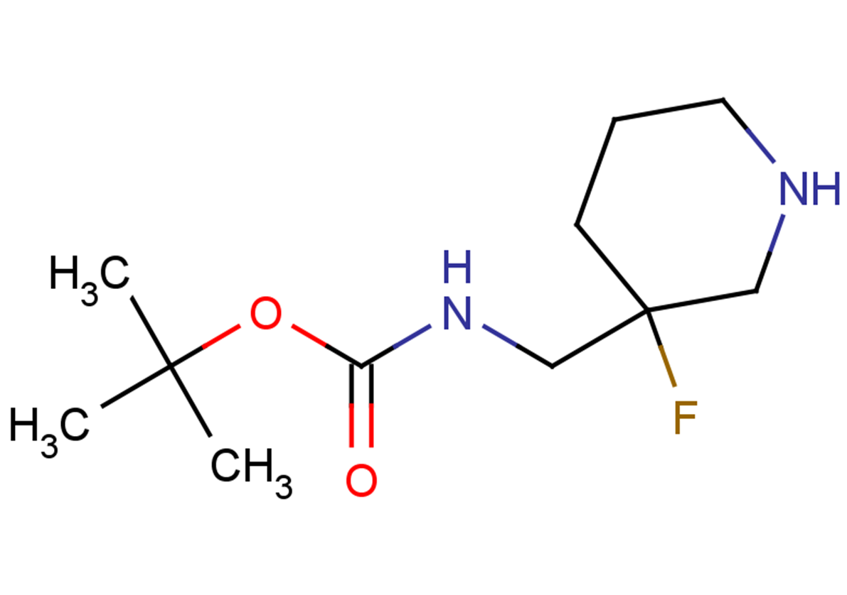 tert-butyl N-[(3-fluoropiperidin-3-yl)methyl]carbamate